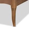 Baxton Studio Marieke Vintage French Inspired Ash Walnut Finished Wood Twin Size Platform Bed Frame 180-11180-Zoro - alternate 6